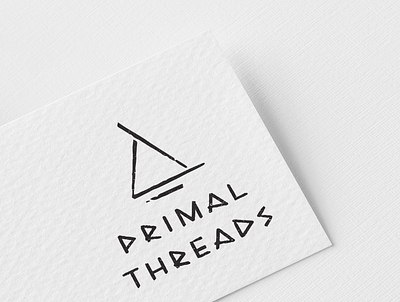 Primal Threads brand identity branding design graphicdesign logo typography vector