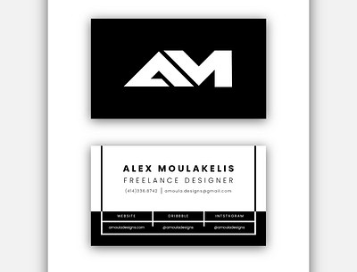 Business Cards: AMoula Designs brand identity branding bussines card design designspiration graphicdesign logo product design vector