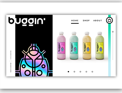 Buggin': Landing Page art brand identity branding clean concept dailyui design designspiration graphicdesign illustration landingpage logo minimal packaging typography ui uxdesign vector web website