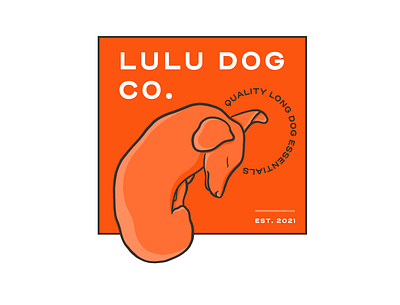 Lulu Dog Co. art brand identity branding design designspiration graphic graphicdesign illustration illustrator logo procreate product design vector