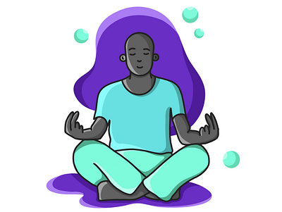 Meditation Monday art design designspiration drawing graphicdesign illustration logo monday procreate vector