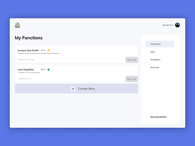 Darth VDR - Functions Screen