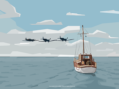 movie 《Dunkirk》 illustration movie vector