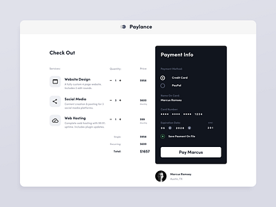 Checkout Page For Freelancers checkout checkout form checkout page desktop desktop design ui ux