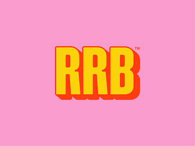 RRB, Rice Rice Baby brand branding custom type food branding icon kitsch logo type typography