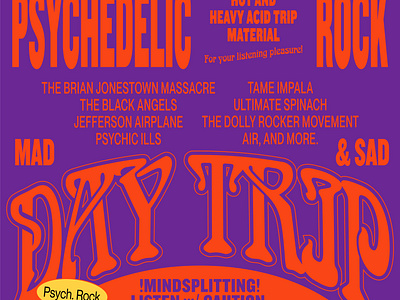 Playlist Cover — Day Trip, Psych. Rock