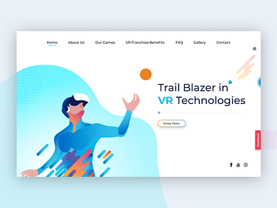 VR Landing Page