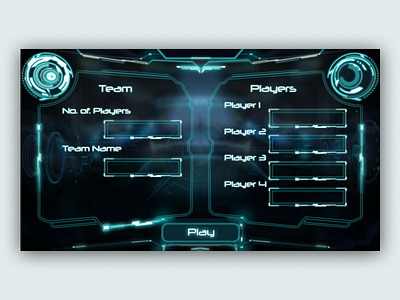 Virtual Reality Game Menu dark theme dark ui design game gameui menu menu design menu ui ui virtual reality virtualreality vr