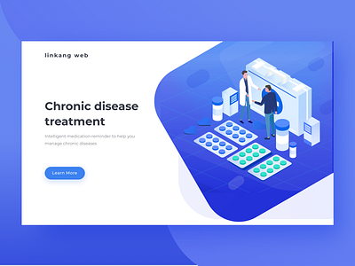 medicine web illustration webdesign