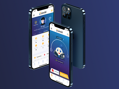 Levio Mockup App Design