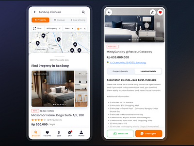 Mockup Properties & Travel App