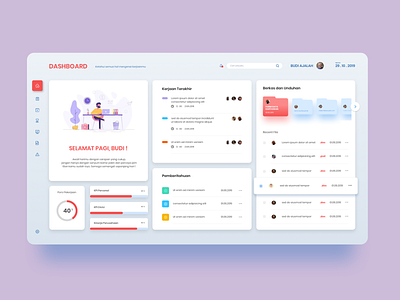 HR DASHBOARD desktop app hr software human resource uidesign