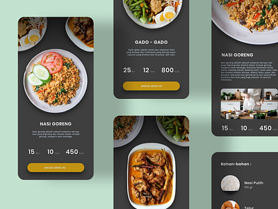 Indonesian Food Recipe UI Mobile App