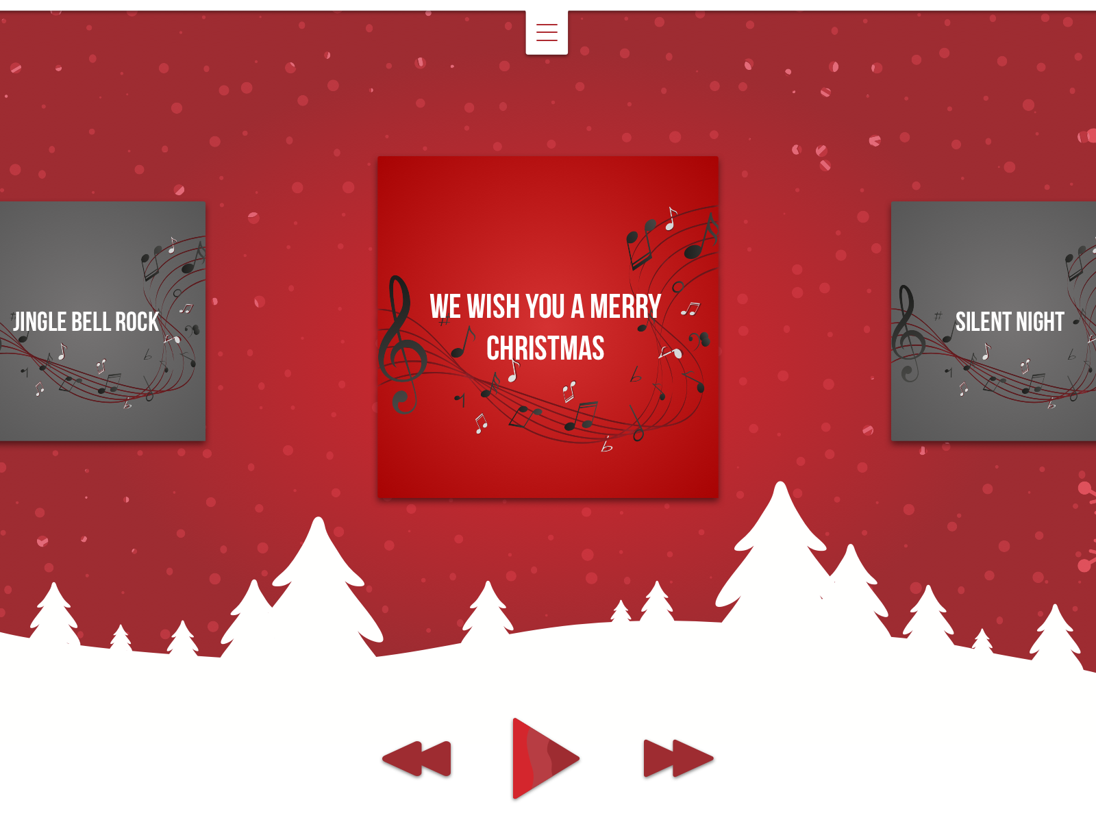 3 December Christmas Music Player by Martin Čerpák on Dribbble