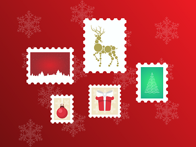 10 December - Christmas Stamps