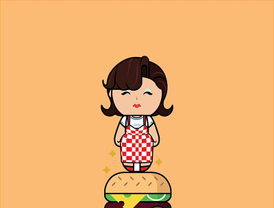 Hamburger Gigi’s drag queen drag race fashion illustration illustration rupaul