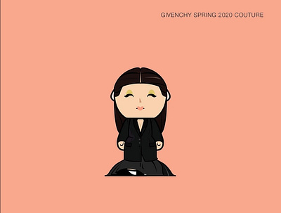 Givenchy Spring 2020 Couture fashion fashion illustration givenchy illustration nesting doll nesting dolls