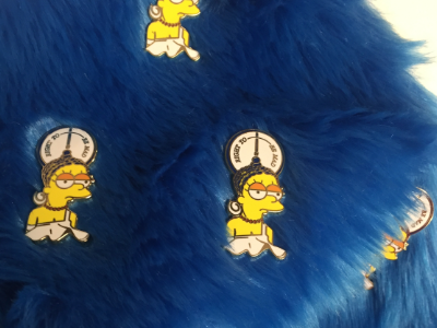 Mad Marge a seat at the table enamel pin hard enamel mad marge pin simpsons solange the simpsons