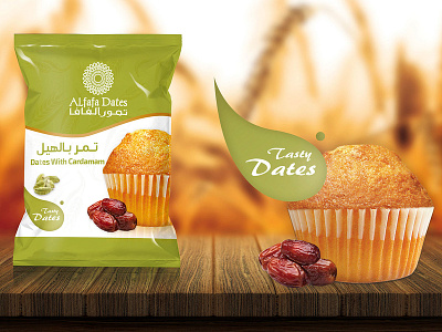 Cupcake design packing design print