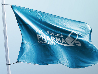 Pharma-Knowledge brand logo print