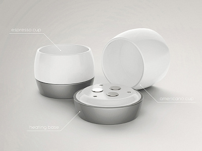 HEATLIE 3d coffee cup drink industrial design keyshot product product design qvarta solidworks vizualization