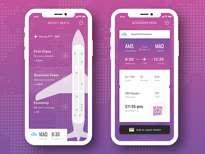 Plane Booking App Concept