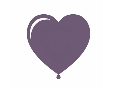 Dodd Heart balloon charity children heart logo love mark purple