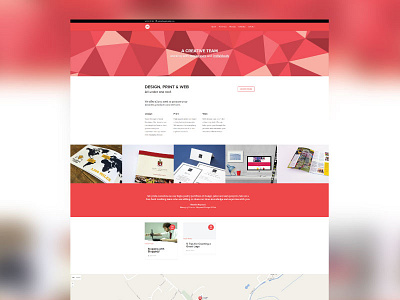 HD Website - WIP business portfolio red showcase website wip