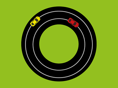 Car O animation car illustration instagram motorsport o racing scalextric type