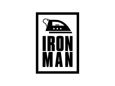 Iron Man army fun iron ironing logo man soldier