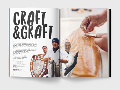 Craft & Graft book brochure catalog fish foodservice guide product seafood