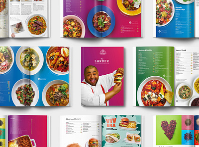 The Larder - Product Guide brochure food guide layout photography product vegan vegetarian