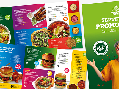 Vegetarian Food Promotions Brochure