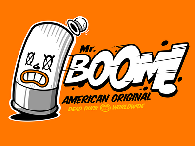 Mr Boom Design cartoon duck shotgun shell