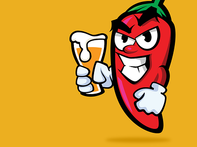 Chili Pepper beer chili glass pepper