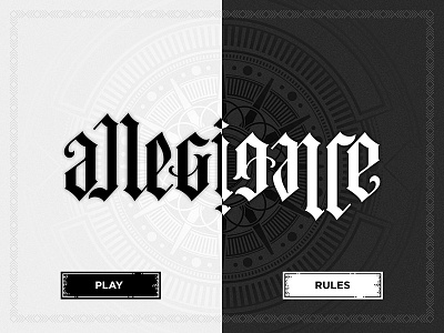 Allegiance Start Screen