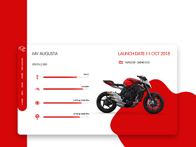 MV Augusta Bike details Page bikers bikes branding design superbike ui ux website