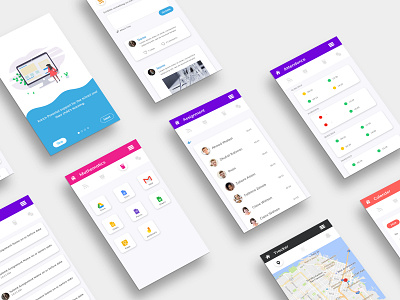 LMS App Mock up adobe xd app design ui ux