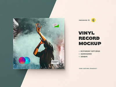 Free Vinyl Record Mockup art blog cover download free freebie mockup music photoshop psd record template thedesignest vynil
