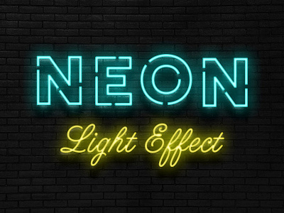 Free Realistic Neon Sign Effect By The Designest On Dribbble