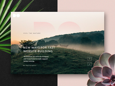 Freebie: The DO Web Templates blog download free freebie hero layout psd site sketch thedesignest ui ux web