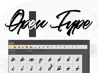 New tutorial: Open type features in Photoshop & Illustrator