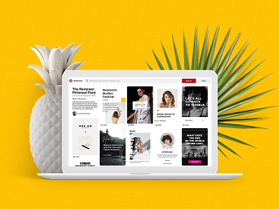 Free download: The Reviewer Pinterest Templates
