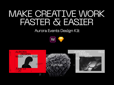 Aurora: Free Web Elements for Adobe XD and Sketch