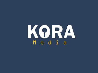 Kora Logo adobe graphic design information. logo media