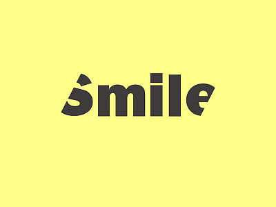 Smile Logo adobe design graphic design. logo smile
