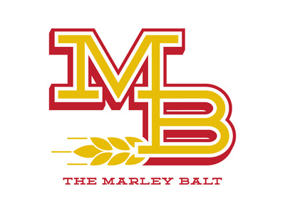 The Marley Balt Secondary Logo beer branding logo pub