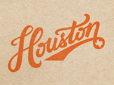 Houston Word Mark cities distressed graphic design hand lettering houston illustration lettering typography vector