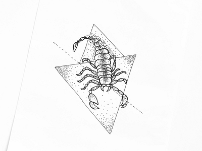 Scorpion art design illustration logo scorpion