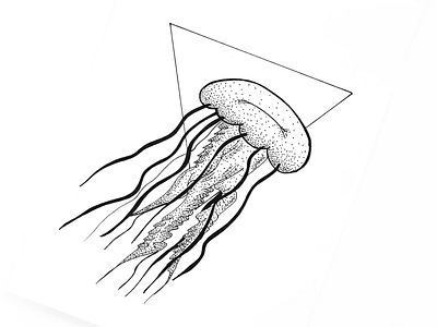 Jelly fish art design illustration jellyfish sea